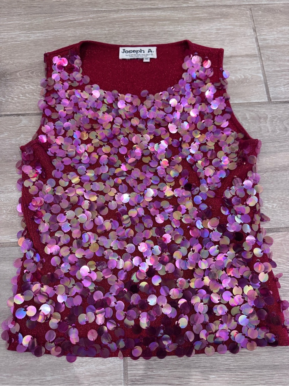 Joseph A. Women's Ruby Sequin Tank Top